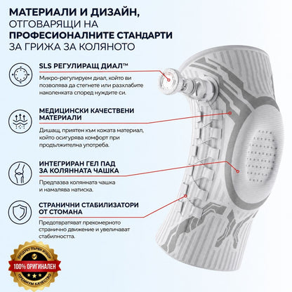 TheraKnee Ultra -  Първо качество регулируема наколенка